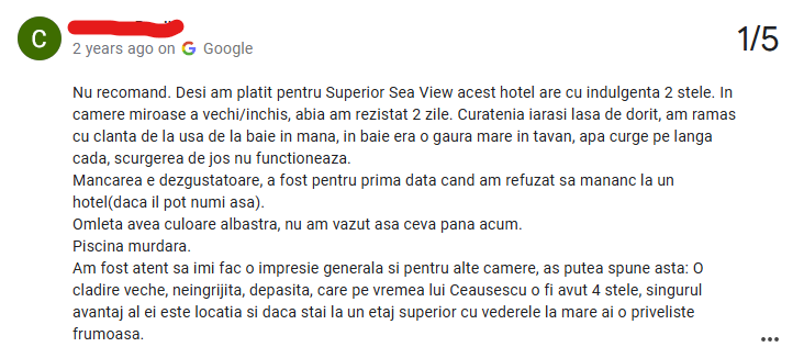 Hotel Parc Mamaia Scor 6